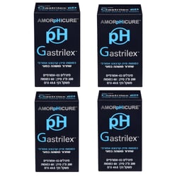 pH Gastrilex - סידן קרבונט אמורפי בשחרור מושהה - מארז רביעייה | אמורפיקל