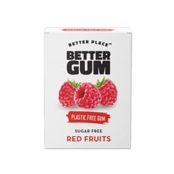 Better Gum מסטיק בלי פלסטיק בטעם פירות אדומים | אפולו פארמה