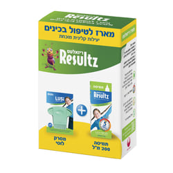 מארז לטיפול בכינים תמיסה 200 מ"ל + מסרק לוסי | Resultz ריזאלטס