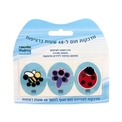 מד חום מדבקות